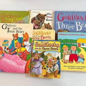 Goldilocks and the Three Bears hardcover book set of 7